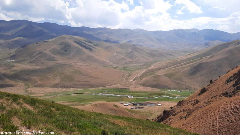 Vistas luego de cruzar el segundo paso de montaña