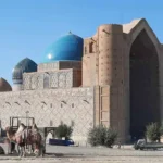 Mausoleo de Khoja Ahmad Yasavi en Turkestan, Kazajistán