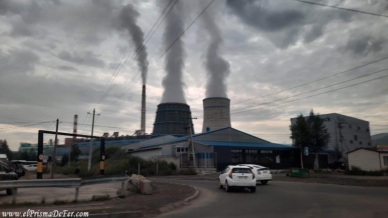 Central térmica de carbón en Ulán Bator
