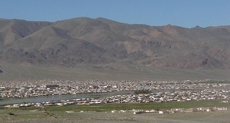 Olgii, ciudad base para visitar las montañas de Altai