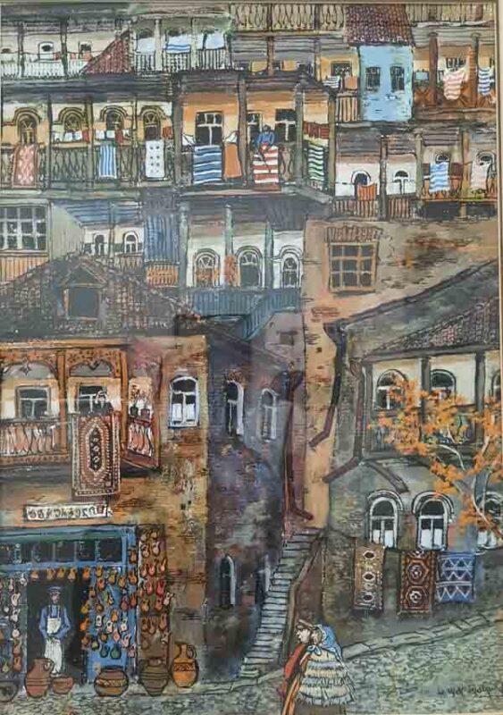 Pintura que me gustó en el Museo de Arte en Tbilisi