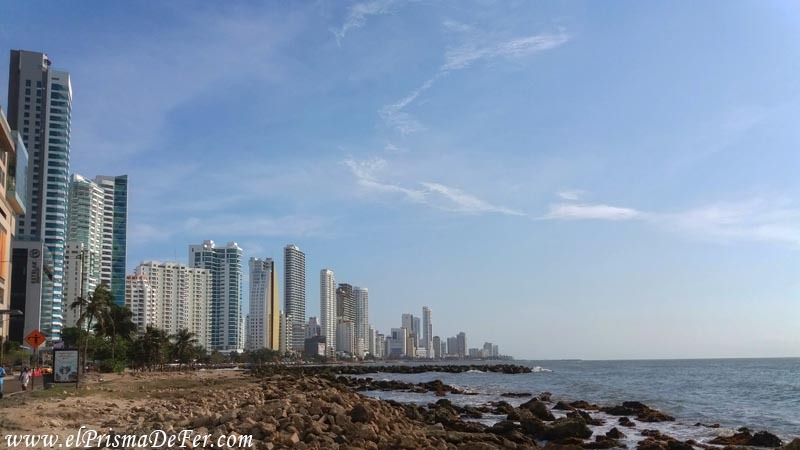 Barrio de Bocagrande en Cartagena de Indias - Colombia