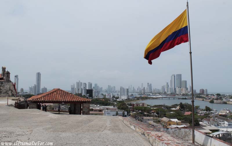 Vistas desde lo alto del Castillo de San Felipe de Barajas - Cartagena de Indias