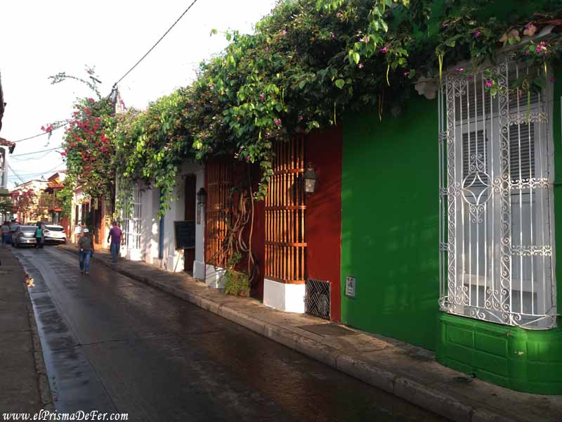 Casas típicas en el barrio Getsemaní - Cartagena de Indias