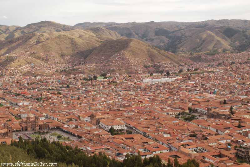 Vista de Cuzco desde lo alto