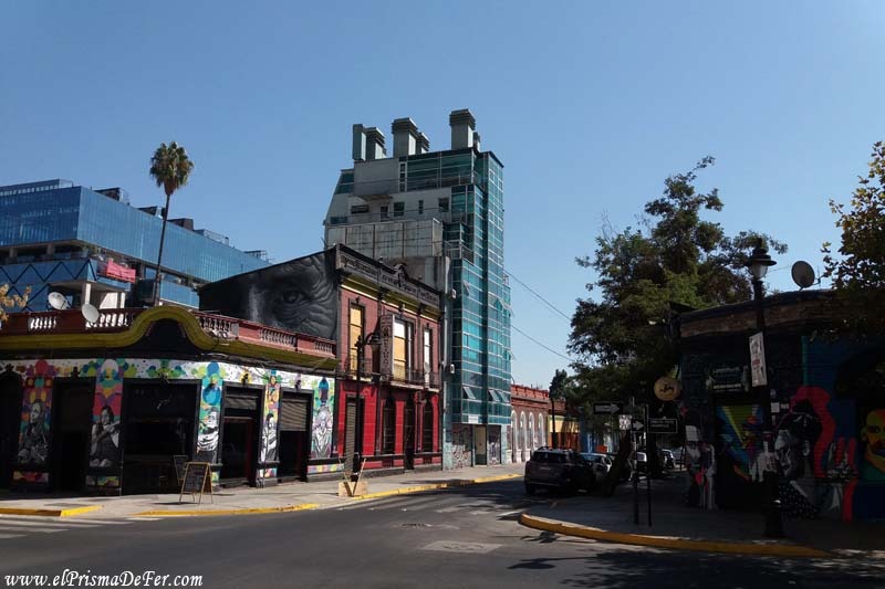 Uno de los barrios mas pintorescos de Santiago de Chile