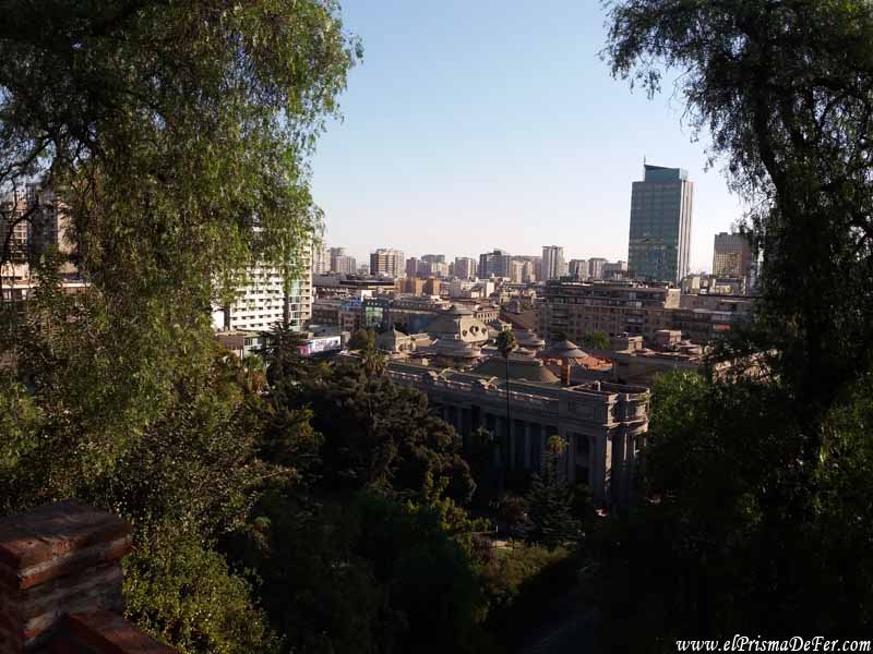 Una de las vistas desde el Cerro Santa Lucia