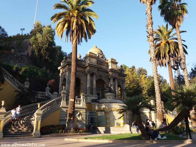 Una parada obligada dentro del Cerro Santa Lucia - Santiago de Chile