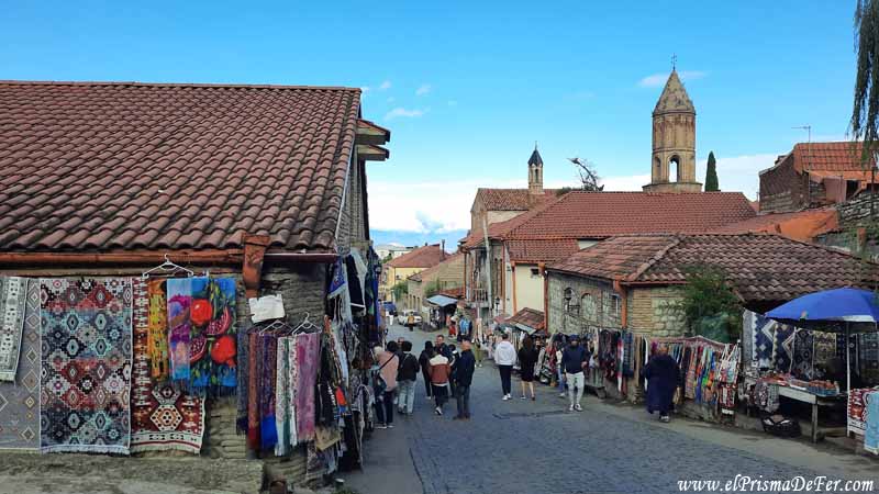 La ciudad de Sighnaghi es muy pintorescas y con bastante movida turística