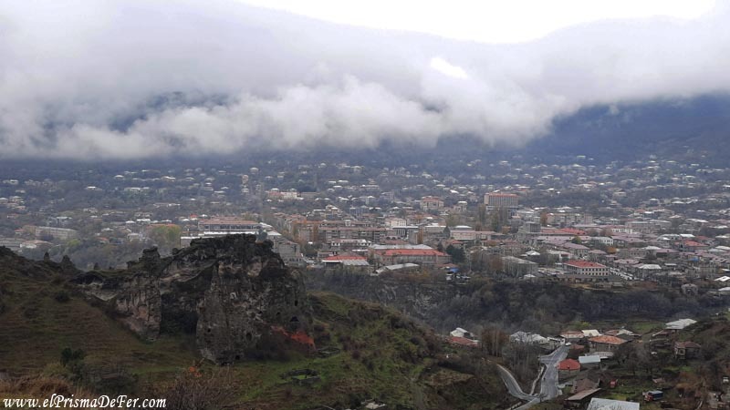 Vistas que se tienen de Goris haciendo el trekking