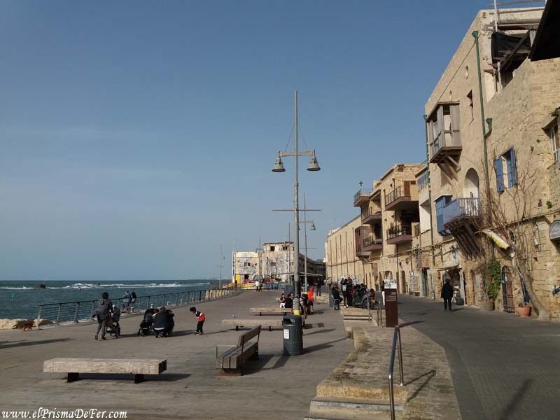 Calles empedradas en el puerto de Jaffa - Tel Aviv