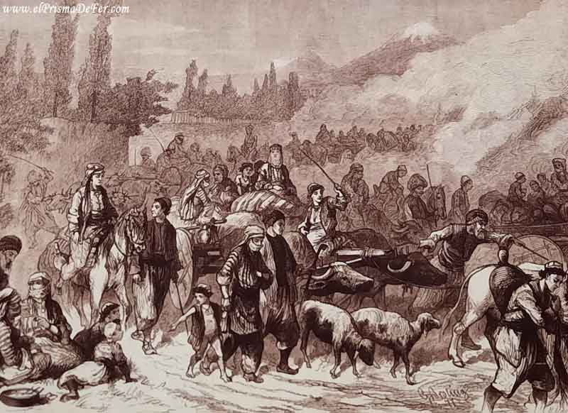 Ilustración en el Museo del Genocidio Armenio - Ereván