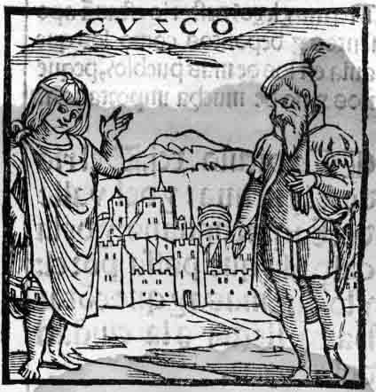 Imagen del Cuzco en Europa en 1553