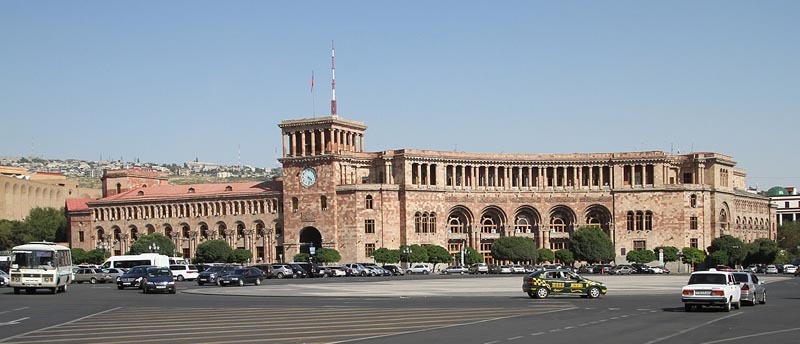 Plaza de la Republica en Ereván
