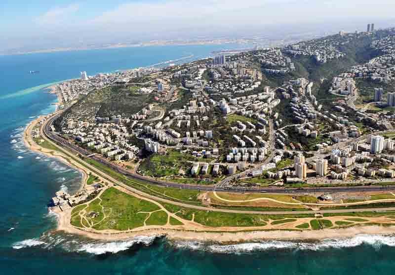 Ciudad de Haifa. Foto por Zvi Roger