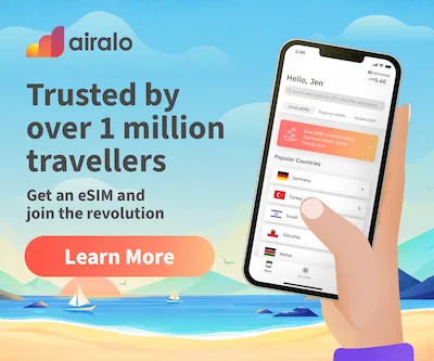 Banner para comprar una eSim en Airalo