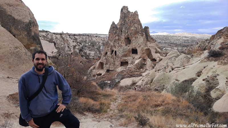 Feliz de estar en el Museo al Aire Libre de Göreme