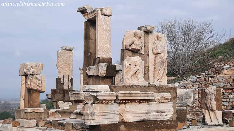 Restos de la antigua ciudad de Éfeso