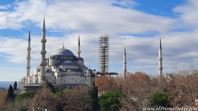 Vista de la Mezquita Azul - Estambul