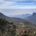 Paisaje visto desde el Adam's Peak en Sri Lanka