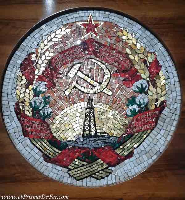 Azulejo de la época comunista de Azerbaiyán - Museo de Baku