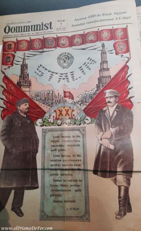Propaganda de la época comunista de Azerbaiyán