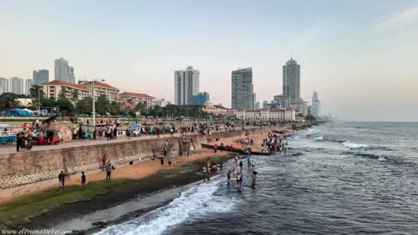 Costa de Colombo en Sri Lanka