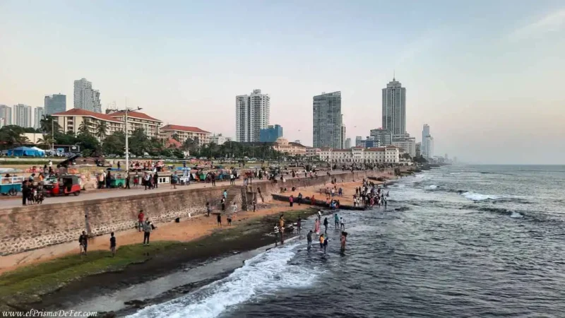 Costa de Colombo en Sri Lanka