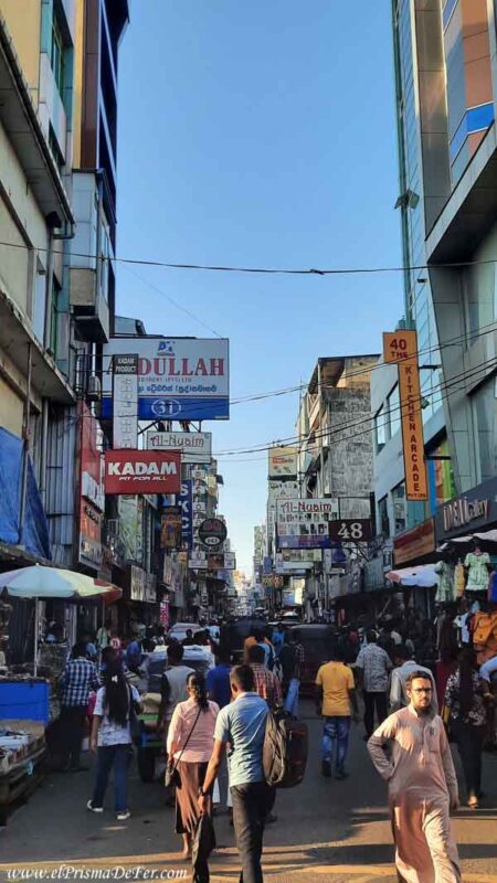 Barrio de Pettah en Colombo