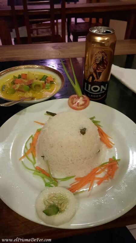 El arroz una constante en las comidas de Sri Lanka