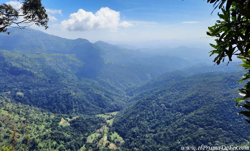 Vistas desde el mirador de Ella Rock - Sri Lanka