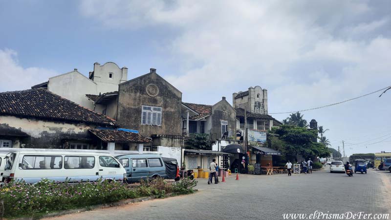 Calles dentro del Fuerte de Galle
