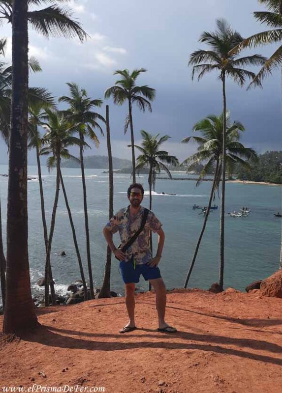 Posando en el Palmeral de Mirissa - Sri Lanka