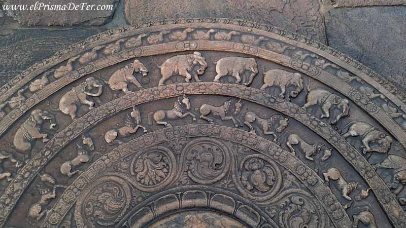 Muchas ruinas de Polonnaruwa se mantienen en buen estado