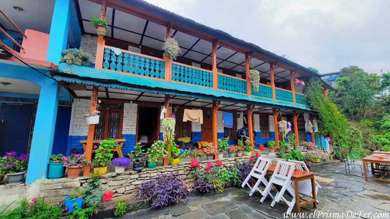 Alojamiento durante el trekking del ABC - Nepal