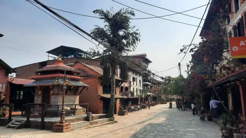 Calles de Bandipur en Nepal
