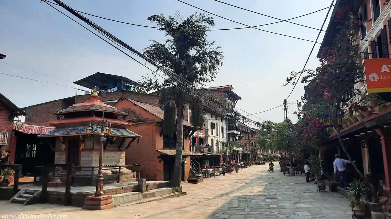 Calles de Bandipur en Nepal