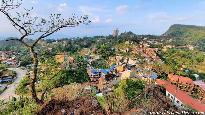 Vista de Bandipur desde un mirador