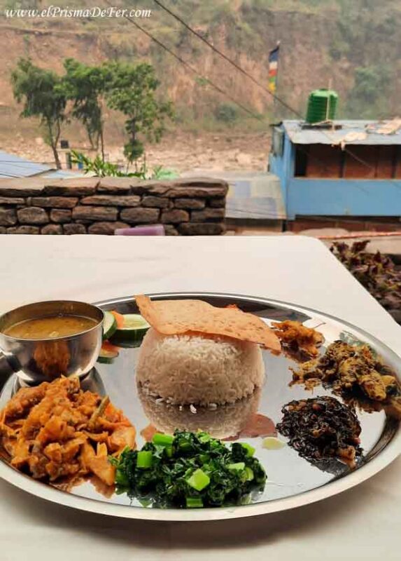 Comida de Nepal - Dal Bhat