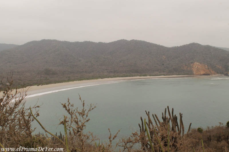 Uno de los miradores que hay dentro del Parque Nacional Machalilla