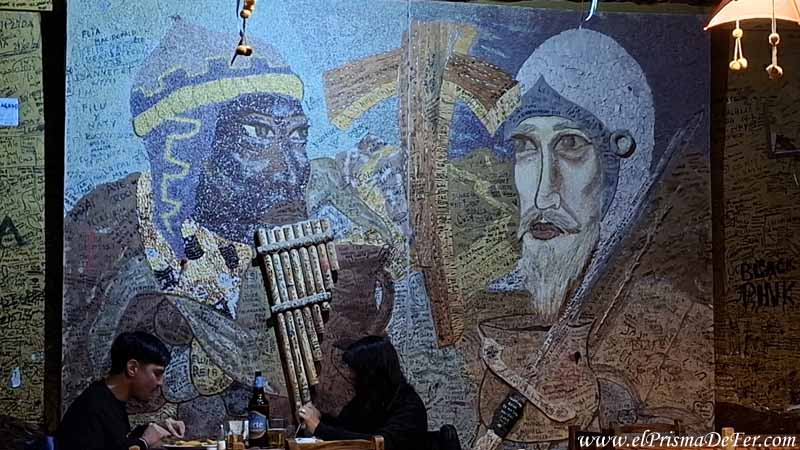 Mural en La Peña de Rolito - Tilcara