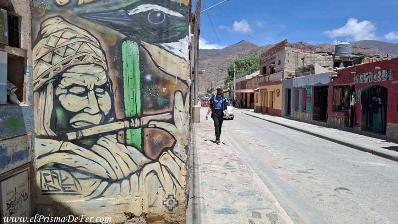 Arte callejero en Tilcara