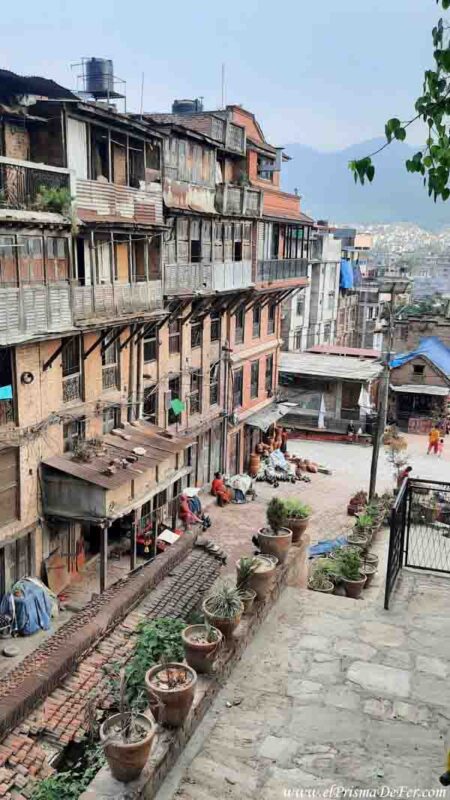 Cerca de la Pottery Square de Bhaktapur