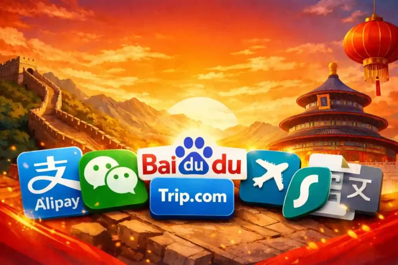 Aplicaciones esenciales para viajar a China