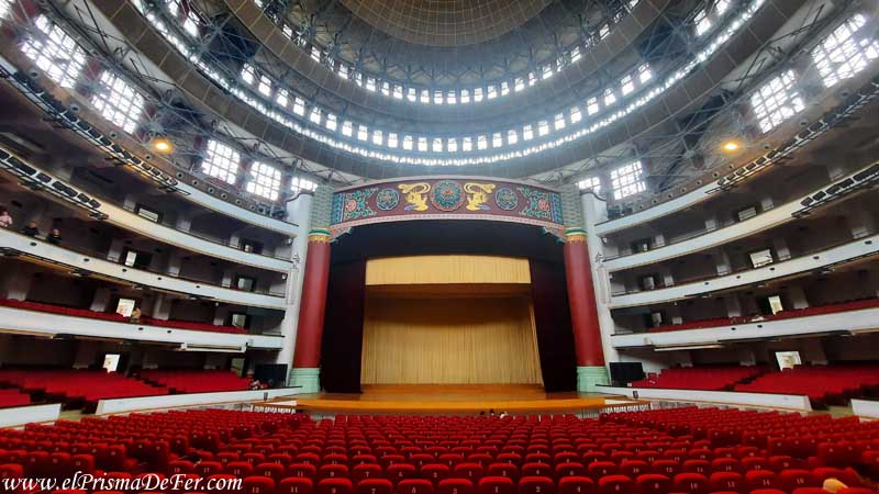 Dentro del Great Hall of the People
