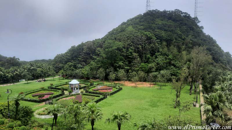 Uno de los parques que se ven durante el recorrido de Peak Circle en Hong Kong