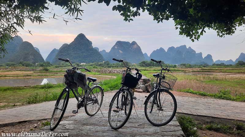 Bicicletas que podés alquilar para recorrer Yanghsuo
