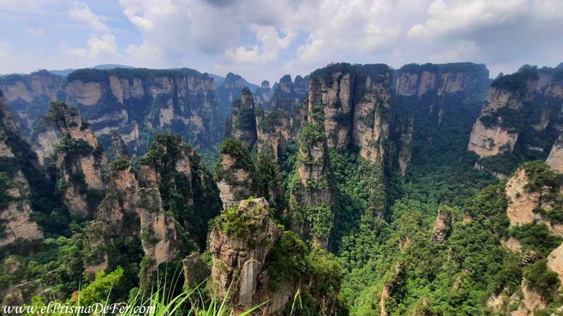 La mejor vista del Parque Avatar, en Hallelujah Mountain - Zhangjiajie