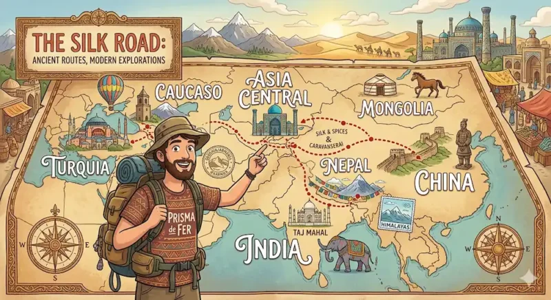 Mapa de la Ruta de la Seda