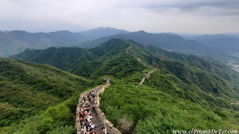 Panorámica de la Gran Muralla China - Mutianyu